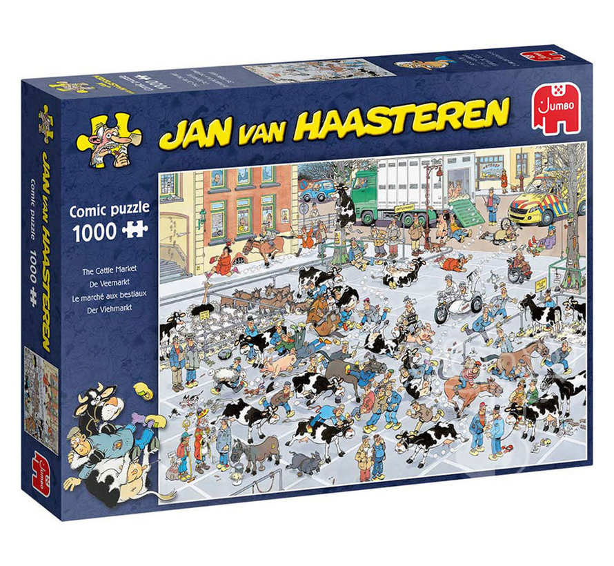Jumbo Jan van Haasteren - The Cattle Market Puzzle 1000pcs