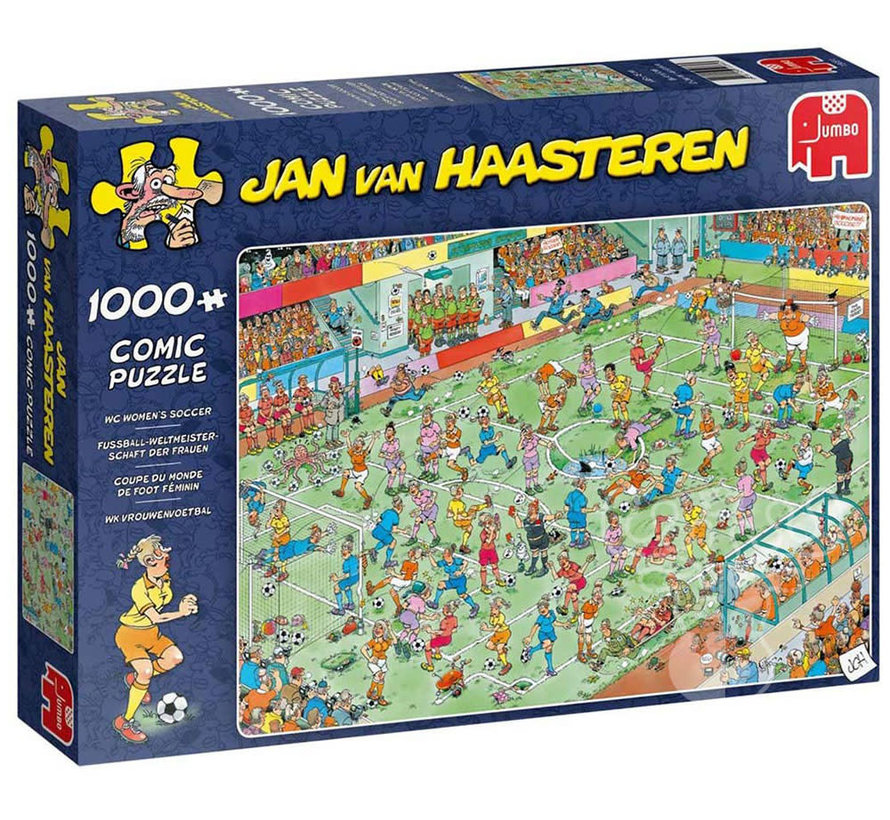 Jumbo Jan van Haasteren - WC Womens Soccer Puzzle 1000pcs