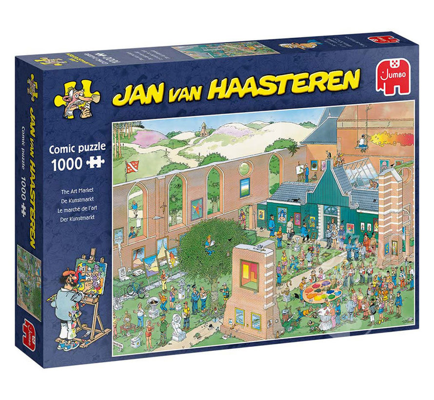Jumbo Jan van Haasteren - The Art Market Puzzle 1000pcs