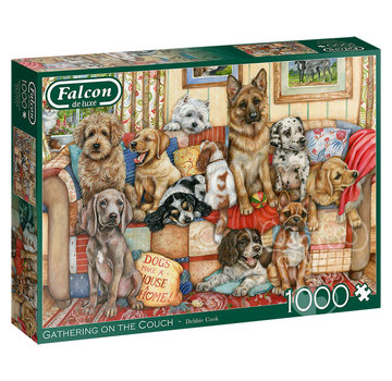 Falcon Falcon Gathering on the Couch Puzzle 1000pcs