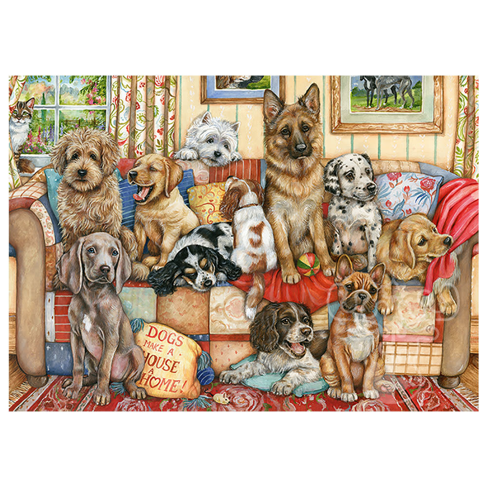 Falcon Gathering on the Couch Puzzle 1000pcs Puzzles Canada