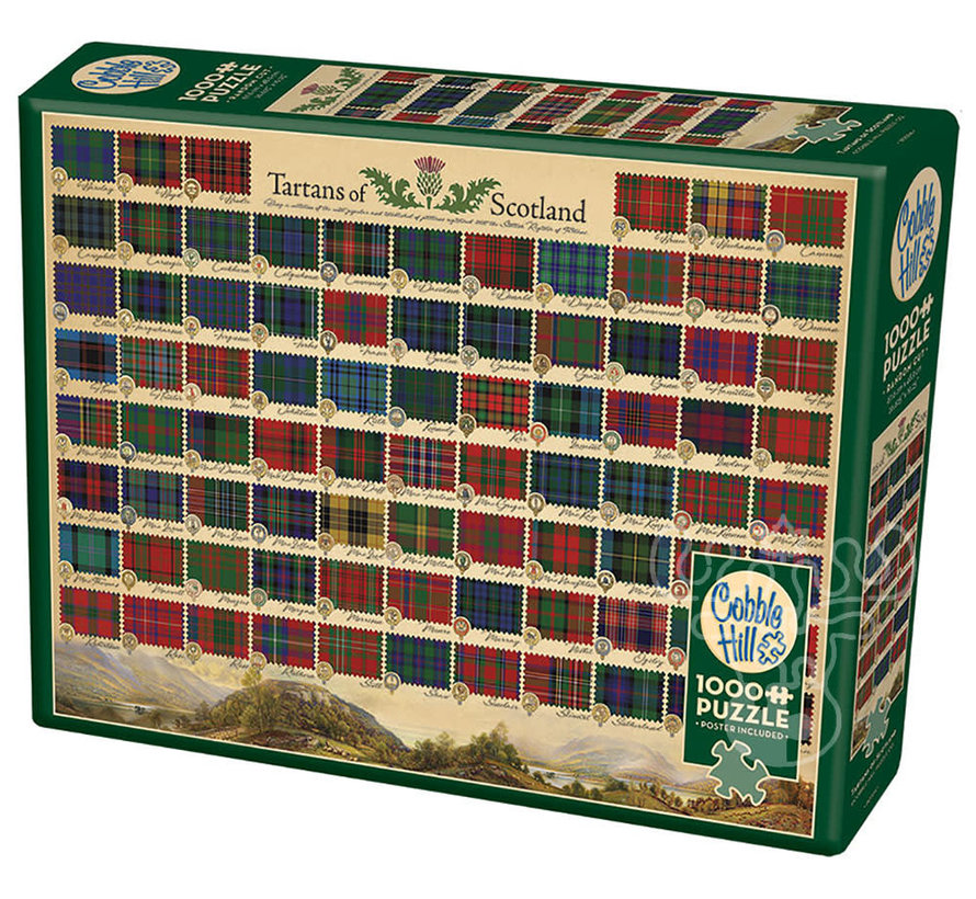 Cobble Hill Tartans of Scotland Puzzle 1000pcs Puzzles Canada