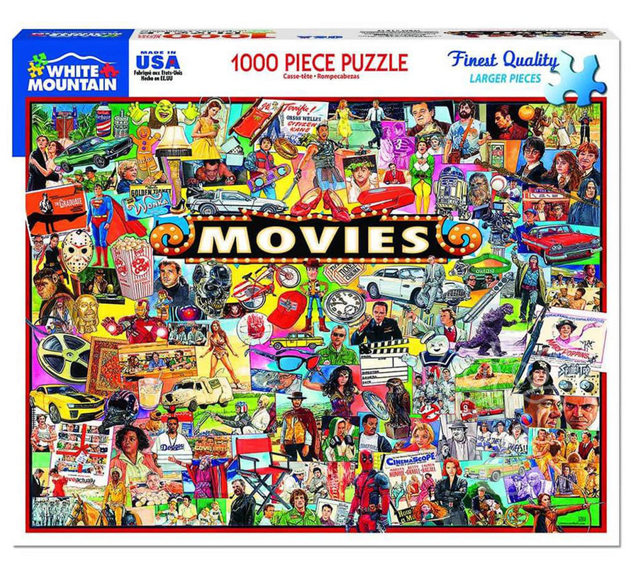 White Mountain Movies Puzzle 1000pcs