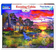 White Mountain White Mountain Evening Cabin 1000pcs