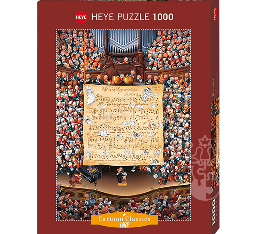 Heye Cartoon Classics Score Puzzle 1000pcs