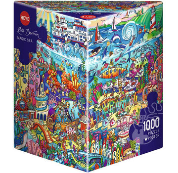 Heye Heye Magic Sea Puzzle 1000pcs Triangle Box