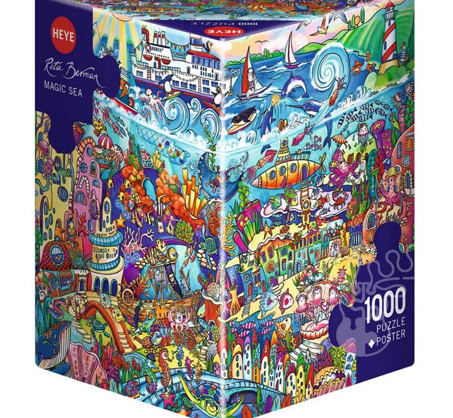 Heye Magic Sea Puzzle 1000pcs Triangle Box