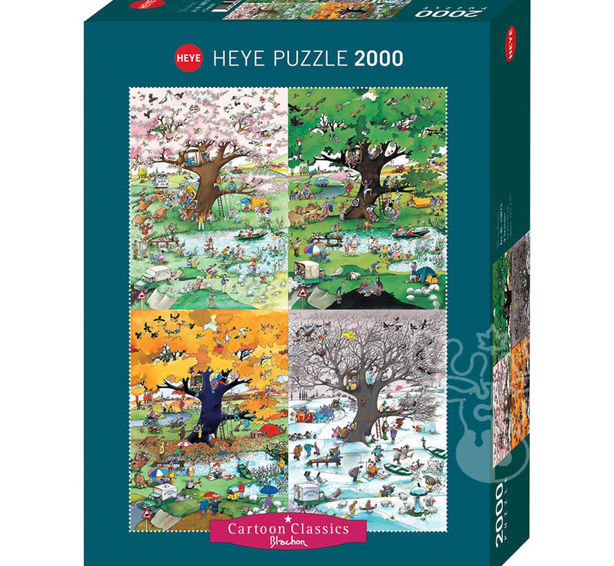 Heye Cartoon Classics 4 Seasons Puzzle 2000pcs