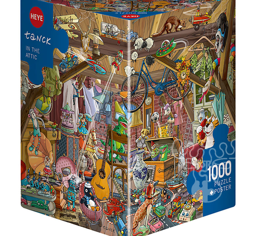 thumbnail interactive-video image 1 of Bluebird Hidden Object Attic Puzzle 500pcs - Puzzles Canada 1 of 10