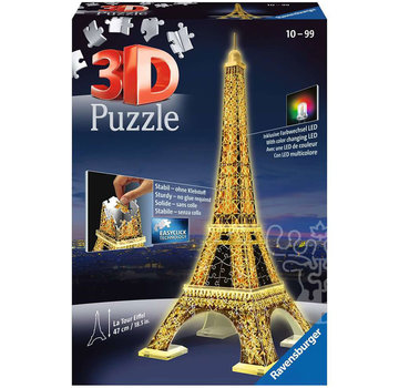 Ravensburger Ravensburger 3D Eiffel Tower Night Edition Puzzle 216pcs