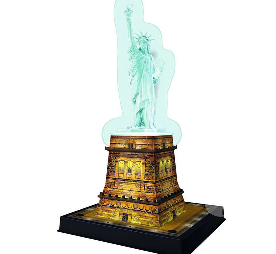 Ravensburger 3D Statue of Liberty Night Edition Puzzle 108pcs