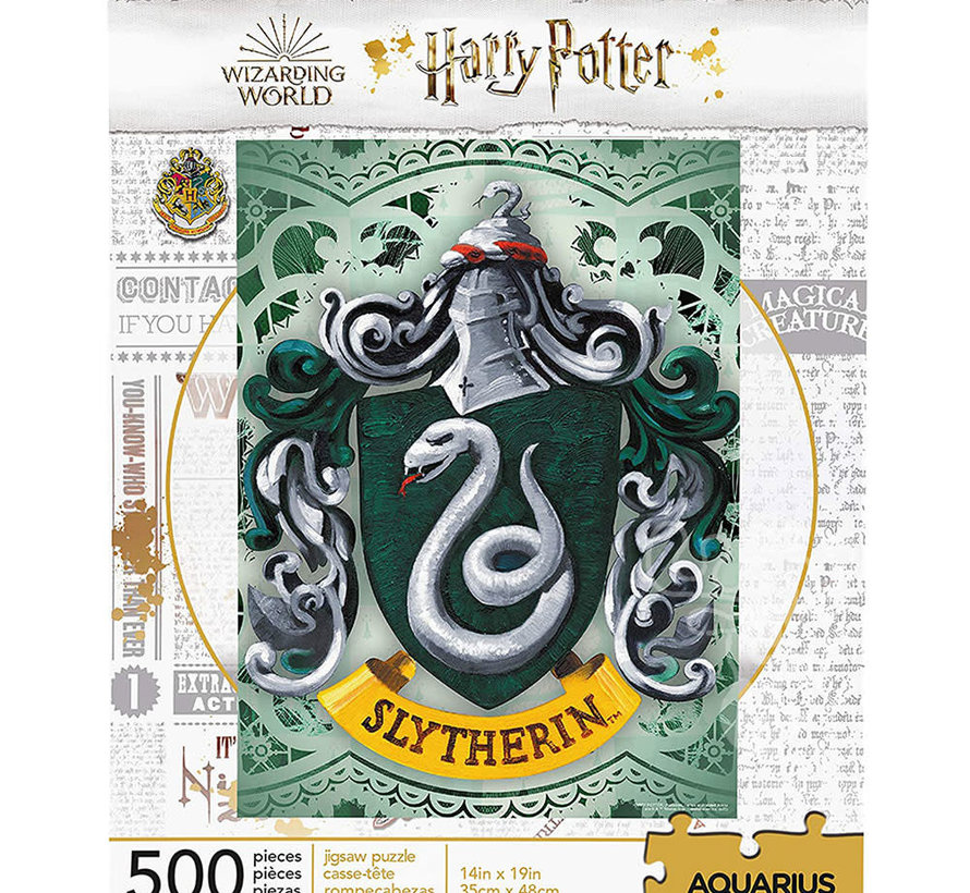 Aquarius Harry Potter - Slytherin Puzzle 500pcs