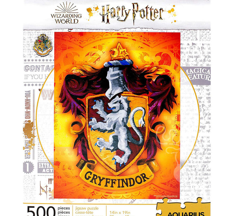 Aquarius Harry Potter - Gryffindor Puzzle 500pcs