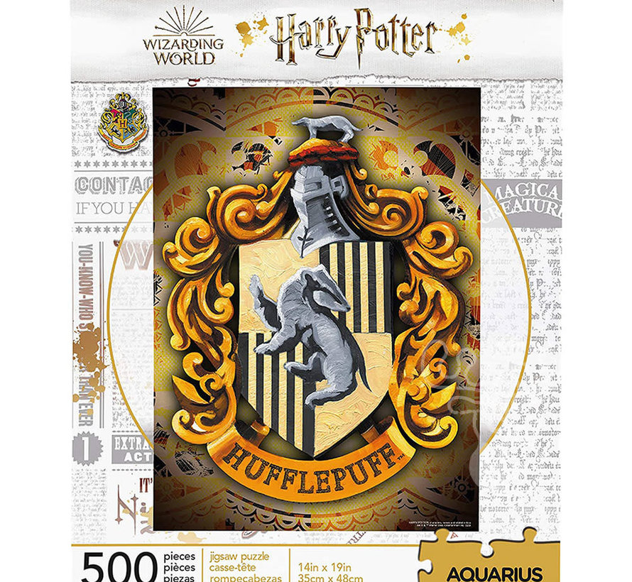 Aquarius Harry Potter - Hufflepuff Puzzle 500pcs