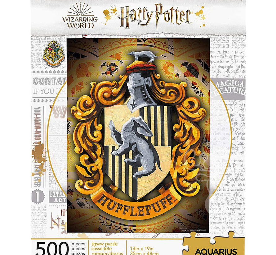 FINAL SALE Aquarius Harry Potter - Hufflepuff Puzzle 500pcs-CL