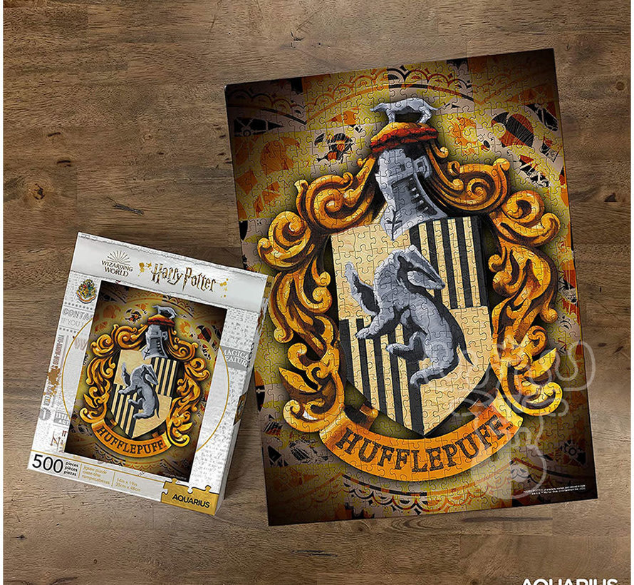 FINAL SALE Aquarius Harry Potter - Hufflepuff Puzzle 500pcs-CL