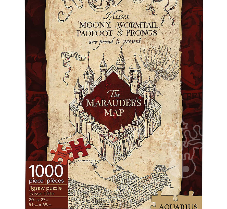 Aquarius Harry Potter - Marauder’s Map Puzzle 1000pcs