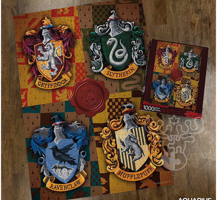 Aquarius Harry Potter - Crests Puzzle 1000pcs
