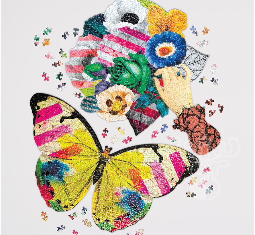 Galison Christian Lacroix Heritage Collection Frivolités Set of Two Shaped Jigsaw Puzzles 850pcs