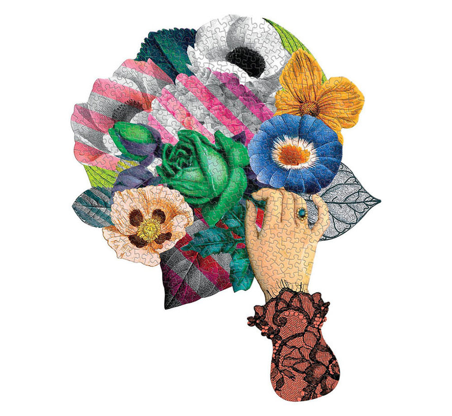 Galison Christian Lacroix Heritage Collection Frivolités Set of Two Shaped Jigsaw Puzzles 850pcs