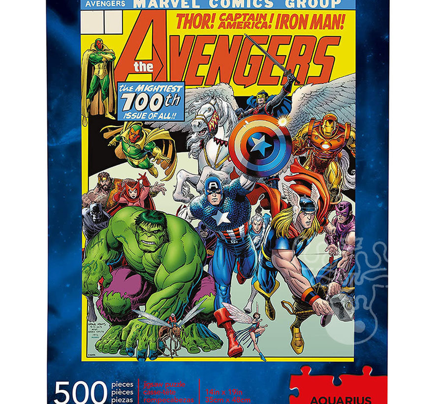 Aquarius Marvel Avengers Cover Puzzle 500pcs