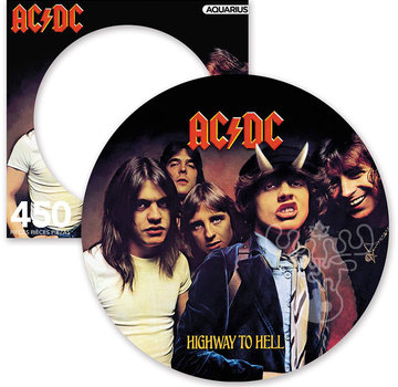Aquarius Aquarius AC/DC Highway to Hell Round Picture Disc Puzzle 450pcs