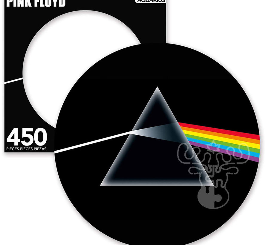 Aquarius Pink Floyd The Dark Side of the Moon Round Picture Disc Puzzle 450pcs