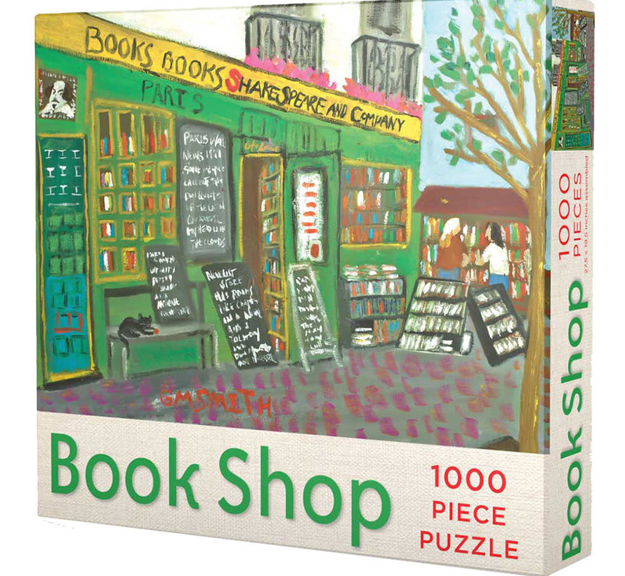 Gibbs Smith Book Shop Puzzle 1000pcs