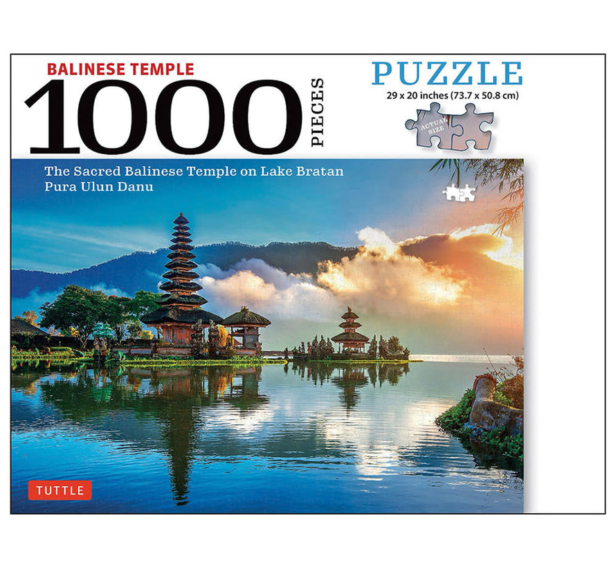 FINAL SALE Tuttle Balinese Temple Puzzle 1000pcs