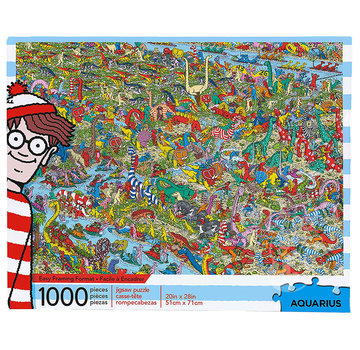 Aquarius Aquarius Where's Waldo - Dinosaurs Puzzle 1000pcs