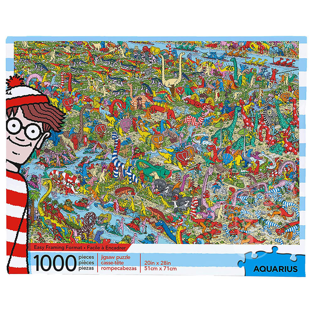 Aquarius Where's Waldo Dinosaurs Puzzle 1000pcs Puzzles Canada