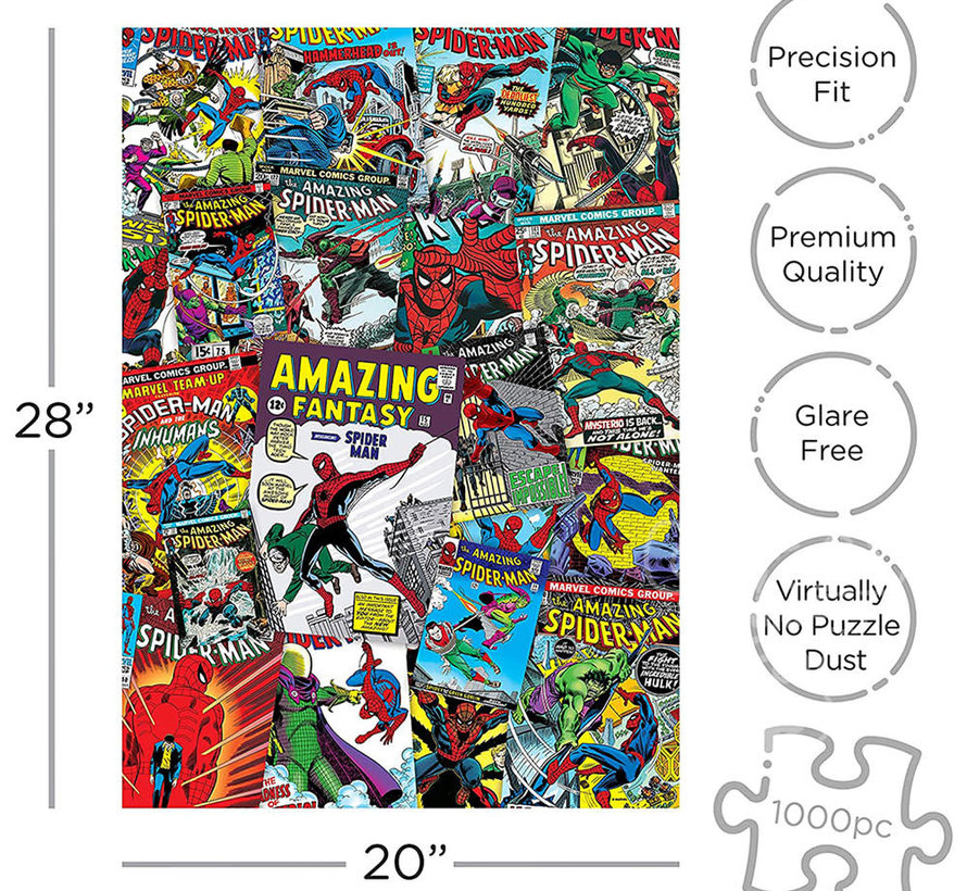 Aquarius Marvel Spider-Man Collage Puzzle 1000pcs