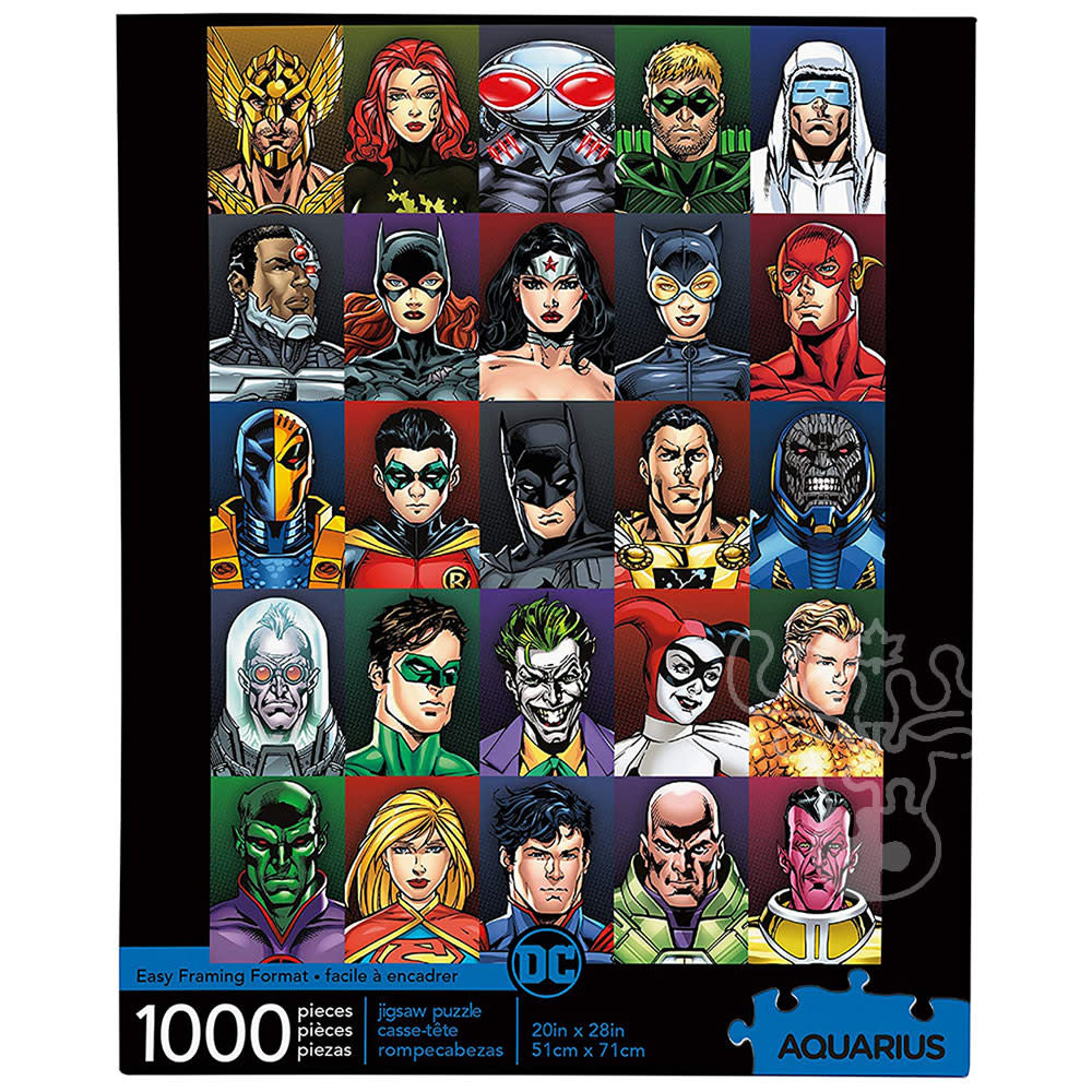 Aquarius DC Faces Puzzle 1000pcs Puzzles Canada