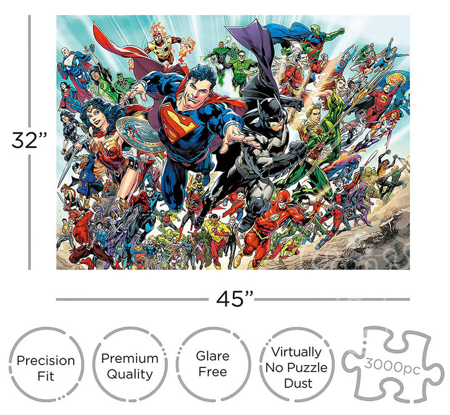Aquarius DC Comics Cast Puzzle 3000pcs