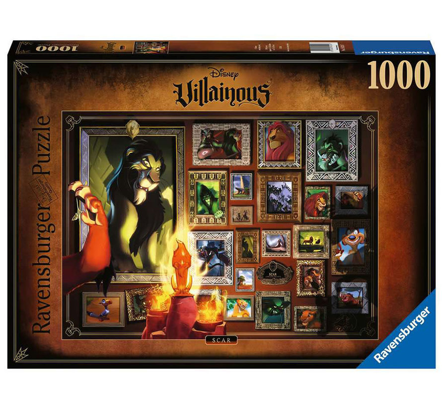 Ravensburger Disney Villainous: Scar Puzzle 1000pcs