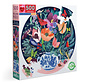 eeBoo Still Life with Flowers Round Puzzle 500pcs