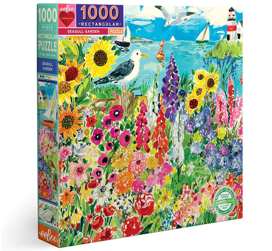 eeBoo Seagull Garden Puzzle 1000pcs