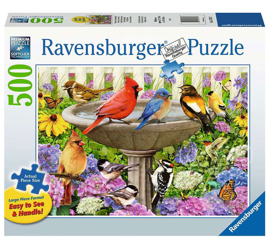 Ravensburger At the Birdbath Large Format Puzzle 500pcs