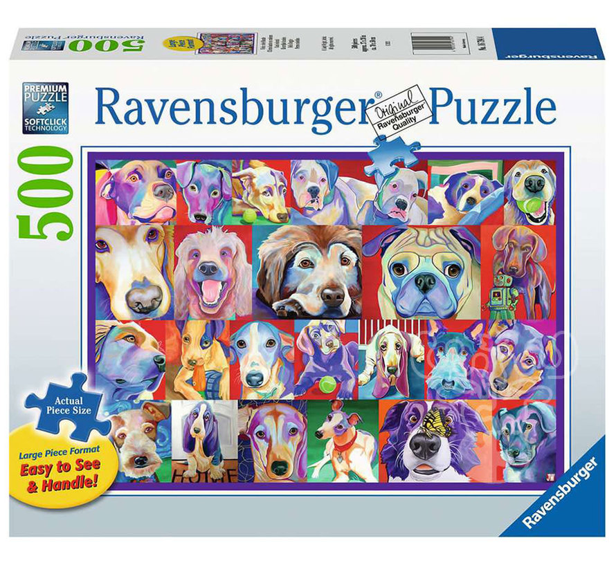 Ravensburger Hello Doggie Large Format Puzzle 500pcs