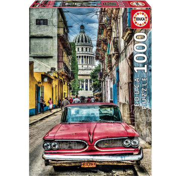 Educa Borras Educa Vintage Car in Old Havana Puzzle 1000pcs