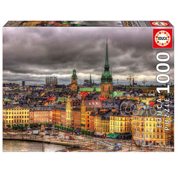 Educa Borras Educa Views of Stockholm Sweden Puzzle 1000pcs