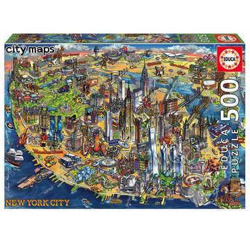 Educa Borras Educa New York City Map Puzzle 500pcs