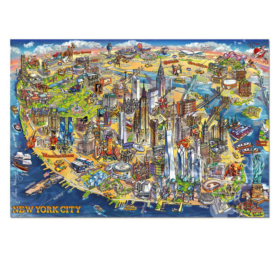 Educa New York City Map Puzzle 500pcs