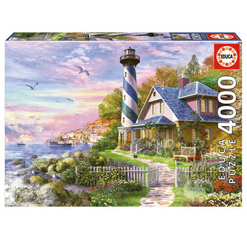 Educa Borras Educa Lighthouse at Rock Bay Puzzle 4000pcs