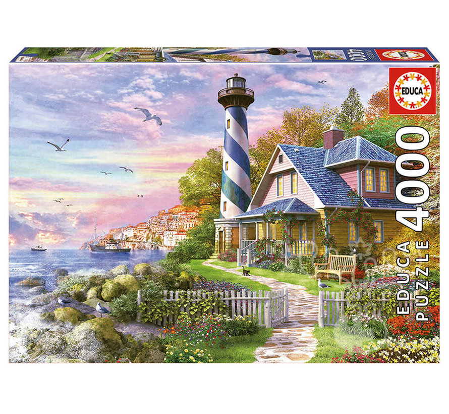 Educa Lighthouse at Rock Bay Puzzle 4000pcs