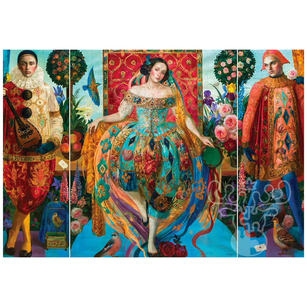 Pomegranate Olga Suvorova The Tamer 1000 Piece Puzzle — Two Hands Paperie