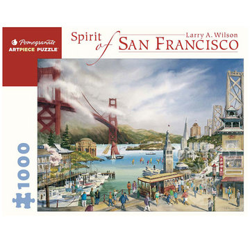 Pomegranate Pomegranate Wilson, Larry A.: Spirit of San Francisco Puzzle 1000pcs