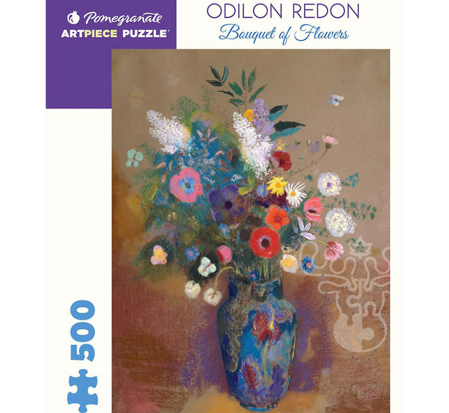 Pomegranate Redon, Odilon: Bouquet of Flowers Puzzle 500pcs