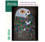 Pomegranate Teevee, Ningeokuluk: Colourful Wild Owl  Puzzle 500pcs
