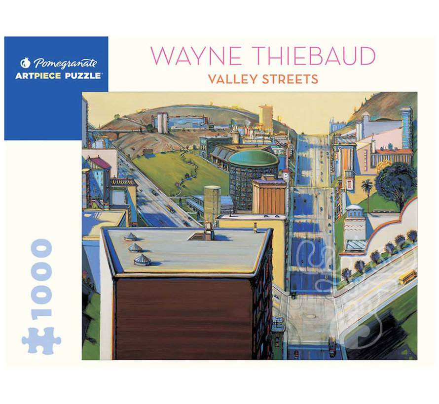 Pomegranate Thiebaud, Wayne: Valley Streets Puzzle 1000pcs